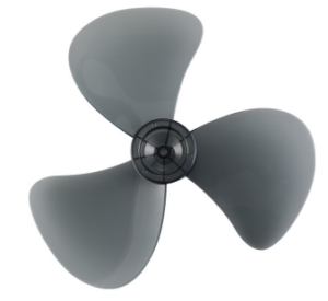 A high-quality replacement fan blade designed for standard 16-inch pedestal or wall fans. It features a durable 3-blade design in a sleek translucent smoke-grey finish, engineered for balanced, quiet, and efficient airflow.