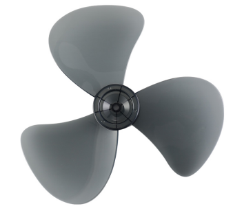 A high-quality replacement fan blade designed for standard 16-inch pedestal or wall fans. It features a durable 3-blade design in a sleek translucent smoke-grey finish, engineered for balanced, quiet, and efficient airflow.