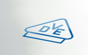 A clean, stylized graphic of the blue VDE certification logo featuring the letters V, D, and E inside a triangle, symbolizing high electrical safety and quality standards.